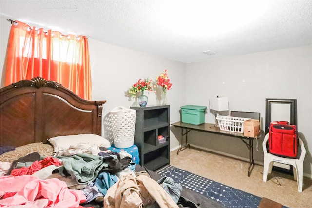 1424 Cleveland Ave, Des Moines, IA 50316 - bedroom with carpet floors and a textured ceiling