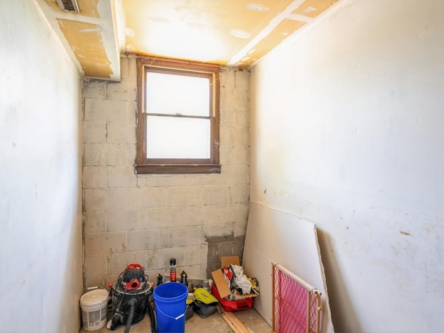 view of storage room