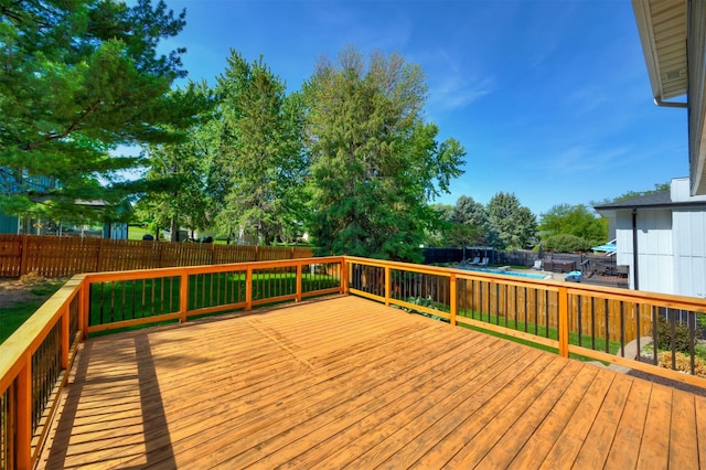 10476 Ricardo Rd, Clive, IA 50325 - wooden deck featuring a fenced backyard