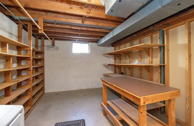10476 Ricardo Rd, Clive, IA 50325 - basement with concrete block wall