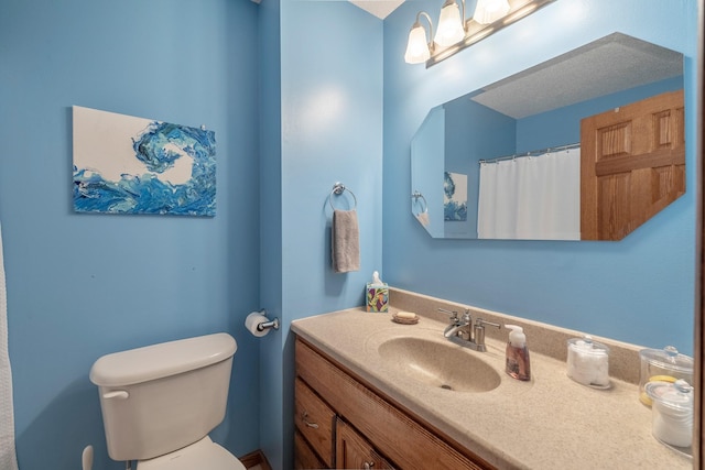 8123 Brookview Dr, Urbandale, IA 50322 - full bathroom featuring vanity and toilet