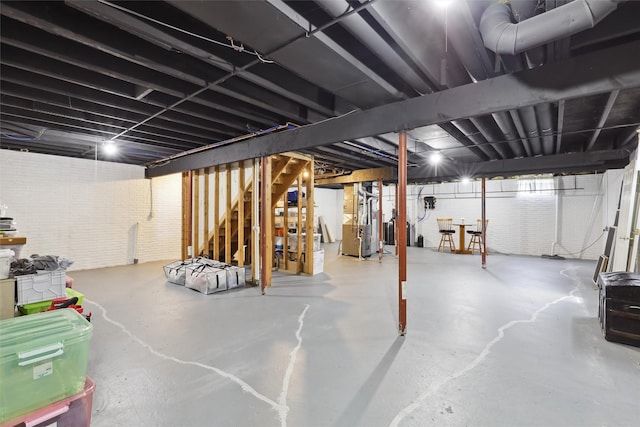 4400 Ep True Pkwy Unit 51, West Des Moines, IA 50265 - basement featuring stairway and heating unit