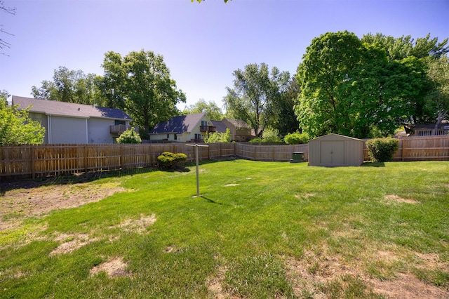 1667 NW 93rd Ct, Clive, IA 50325 - view of yard with a storage shed and an outdoor structure