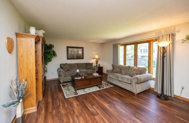 10760 Elmcrest Dr, Clive, IA 50325 - living area featuring wood finished floors and baseboards