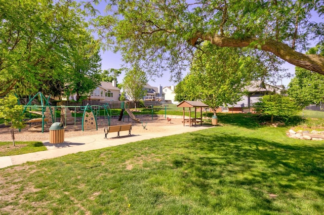 10760 Elmcrest Dr, Clive, IA 50325 - community jungle gym with a yard and a residential view