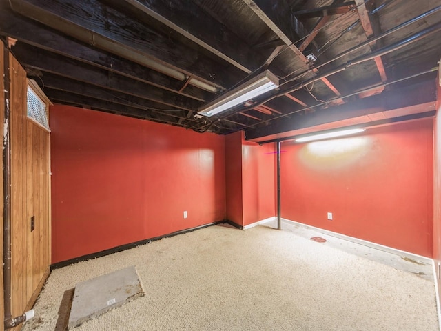 3800 Western Hills Dr, West Des Moines, IA 50265 - below grade area with baseboards