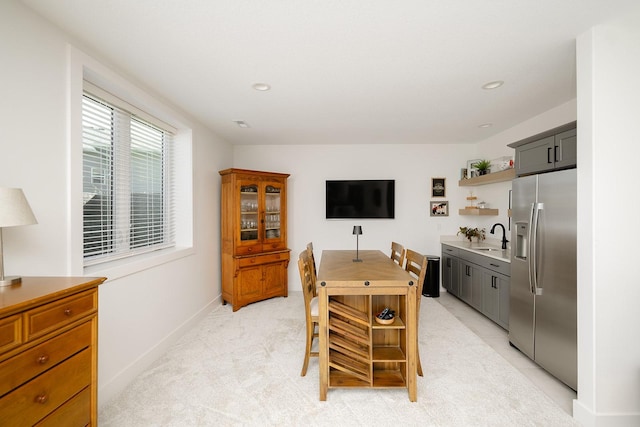 16427 N Valley Dr, Urbandale, IA 50323 - dining space featuring recessed lighting and baseboards