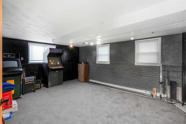 2106 62nd St, Des Moines, IA 50322 - basement featuring carpet flooring