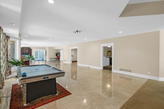 4408 Cochrane Pkwy, Ames, IA 50014 - recreation room featuring recessed lighting and baseboards