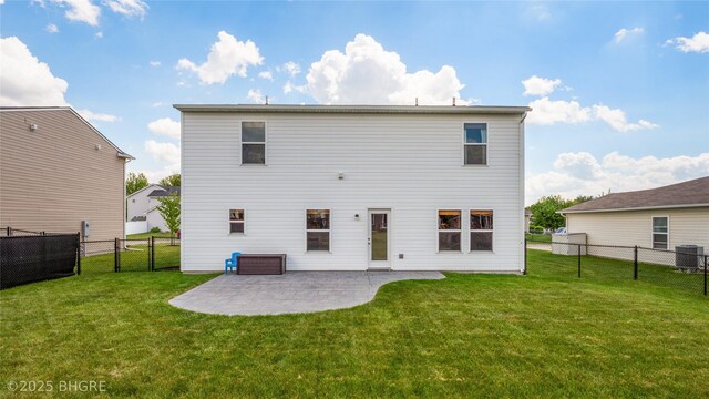 1508 E Euclid Ave, Indianola, IA 50125 - rear view of property featuring cooling unit, a patio area, and a gate