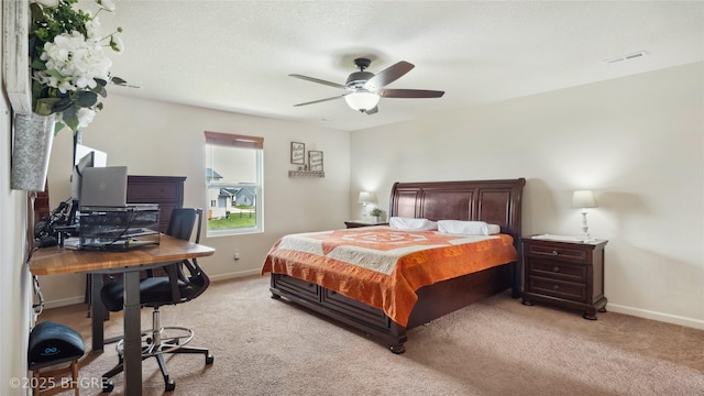 1508 E Euclid Ave, Indianola, IA 50125 - bedroom featuring light colored carpet, baseboards, and a desk