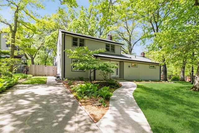 3312 Oakland St, Ames, IA 50014 - view of front of property with a chimney