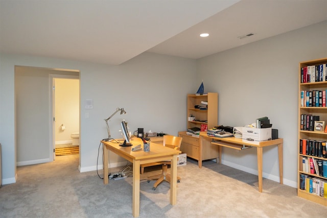 14943 Holcomb Ave, Clive, IA 50325 - office with light colored carpet and recessed lighting