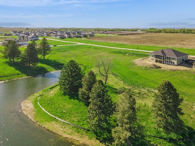 17406 Oakwood Dr, Urbandale, IA 50322 - aerial view of sparsely populated area with a nearby body of water