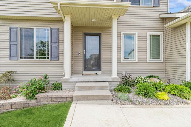 view of entrance to property