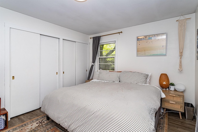 4014 Aplin Rd, Ames, IA 50014 - bedroom with multiple closets and wood finished floors