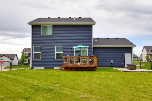 675 SE Maxwell Dr, Waukee, IA 50263 - back of property with a deck