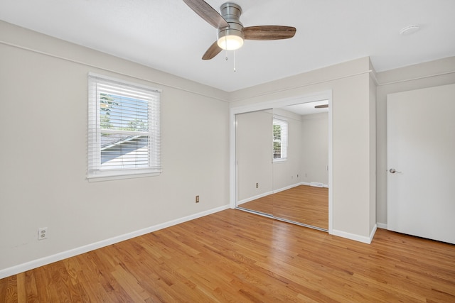 6700 Sheridan Ave, Des Moines, IA 50322 - spare room with light wood-type flooring and a ceiling fan