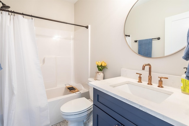 2770 NW 167th St, Clive, IA 50325 - bathroom featuring toilet, vanity, and shower / tub combo