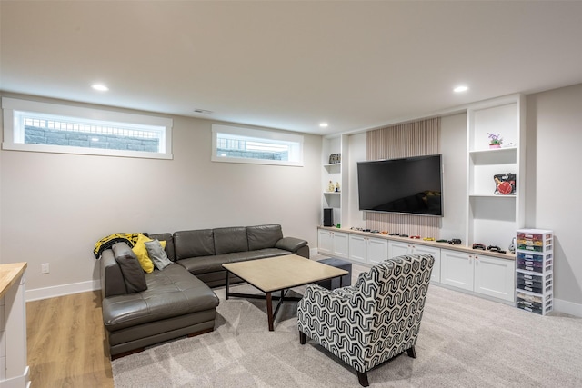 2770 NW 167th St, Clive, IA 50325 - living area featuring recessed lighting and light wood finished floors