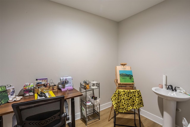 2770 NW 167th St, Clive, IA 50325 - office space with light wood-style flooring and baseboards