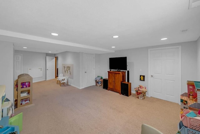 947 11th Ave SE, Altoona, IA 50009 - game room with carpet, recessed lighting, and baseboards