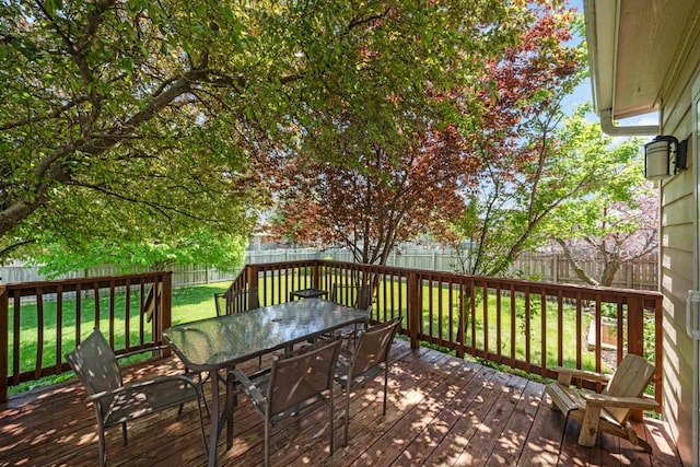 947 11th Ave SE, Altoona, IA 50009 - wooden terrace featuring outdoor dining area
