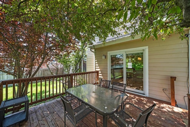 947 11th Ave SE, Altoona, IA 50009 - wooden terrace with outdoor dining space