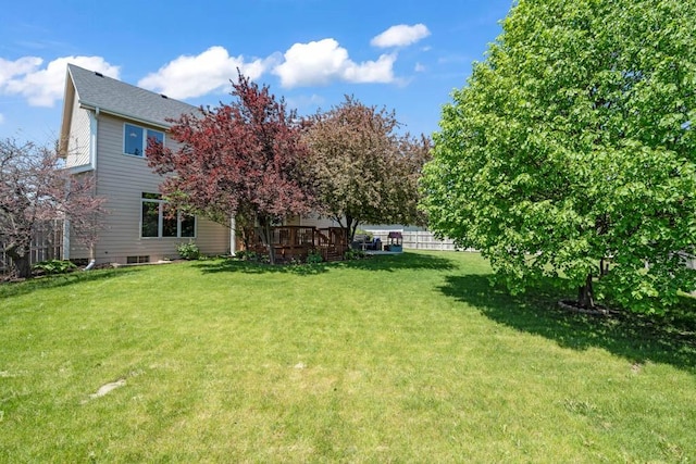 947 11th Ave SE, Altoona, IA 50009 - view of yard featuring a wooden deck