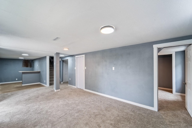 208 Van Buren Dr, Van Meter, IA 50261 - finished basement featuring carpet floors and baseboards