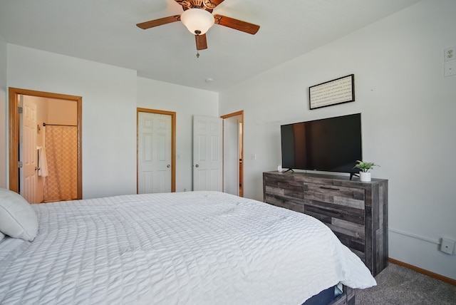 545 Maggie Ln, Altoona, IA 50009 - carpeted bedroom featuring baseboards and ceiling fan