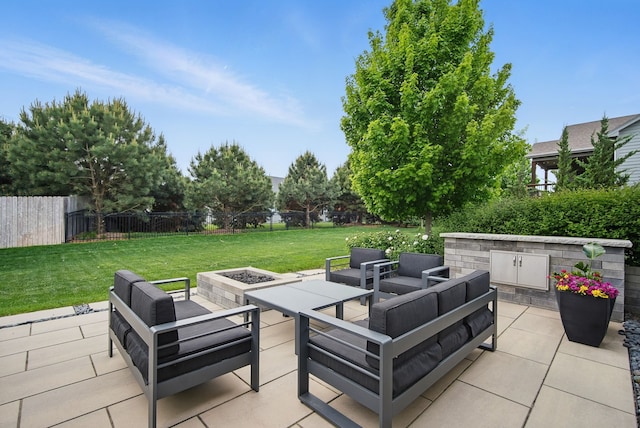 16202 Brookview Dr, Urbandale, IA 50323 - view of patio / terrace with an outdoor hangout area