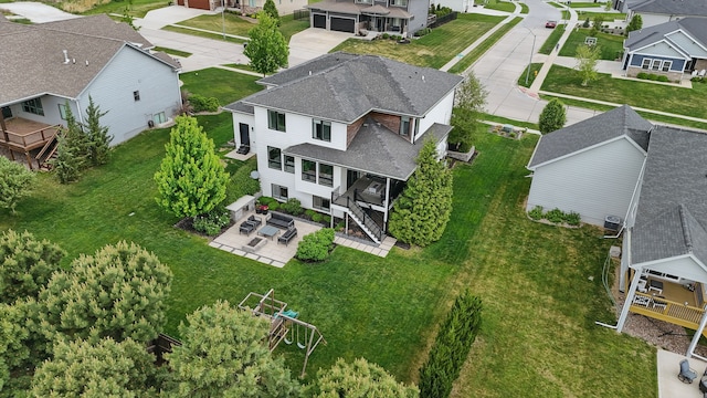 16202 Brookview Dr, Urbandale, IA 50323 - aerial view of residential area