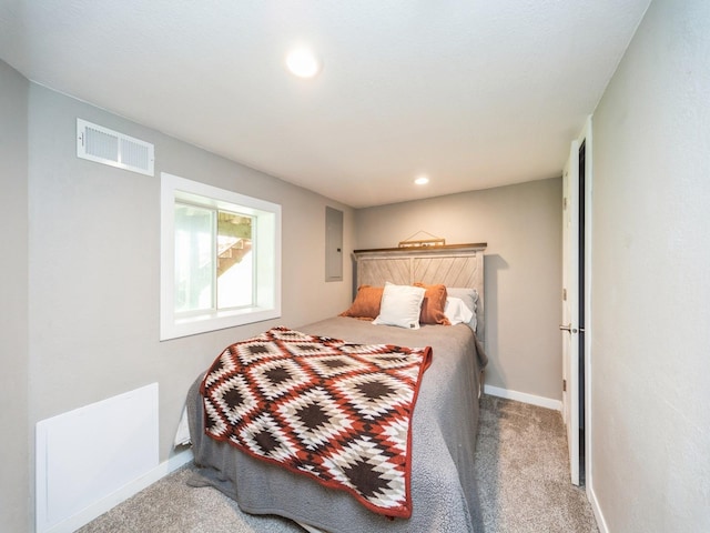 8117 Hickory St, Dexter, IA 50070 - carpeted bedroom with baseboards and recessed lighting