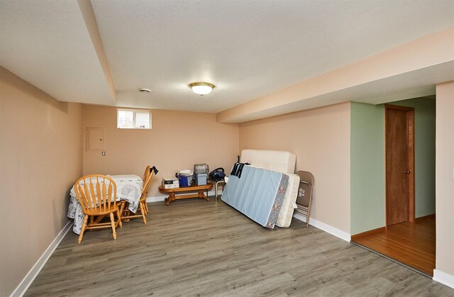 1236 63rd St, Windsor Heights, IA 50324 - sitting room featuring baseboards and wood finished floors