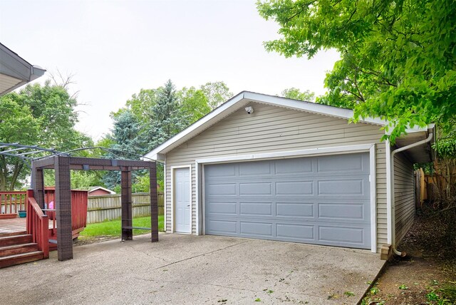 1236 63rd St, Windsor Heights, IA 50324 - view of detached garage