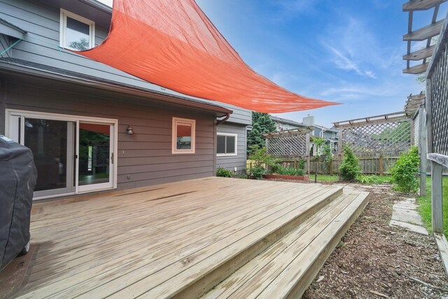 2230 NW 138th St, Clive, IA 50325 - view of wooden terrace