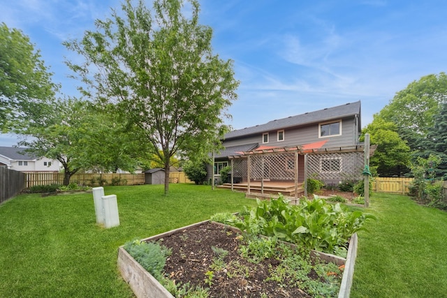 2230 NW 138th St, Clive, IA 50325 - view of yard with a garden and a pergola