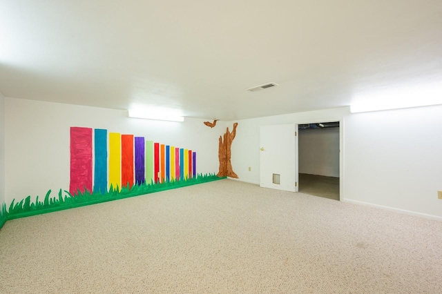 4521 77th St, Urbandale, IA 50322 - below grade area featuring carpet flooring and baseboards