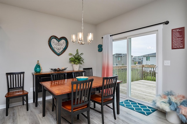 1917 Southbridge Dr, Adel, IA 50003 - dining room featuring light wood-type flooring and a chandelier