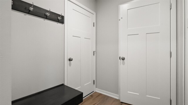 812 Juniper St NW, Bondurant, IA 50035 - mudroom with light wood-type flooring and baseboards