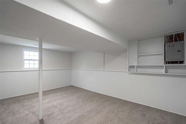 406 SE Trilein Dr, Ankeny, IA 50021 - below grade area featuring electric panel and carpet