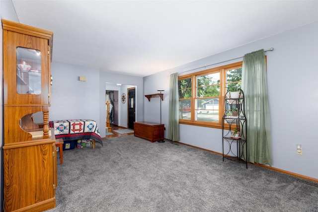 500 8th St, Waukee, IA 50263 - recreation room featuring carpet and baseboards