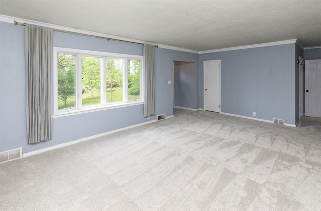 4101 Muskogee Ave, Des Moines, IA 50312 - carpeted spare room with crown molding and baseboards