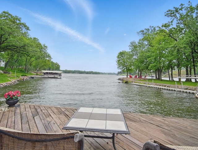 5113 Panorama Dr, Panora, IA 50216 - dock area featuring a water view