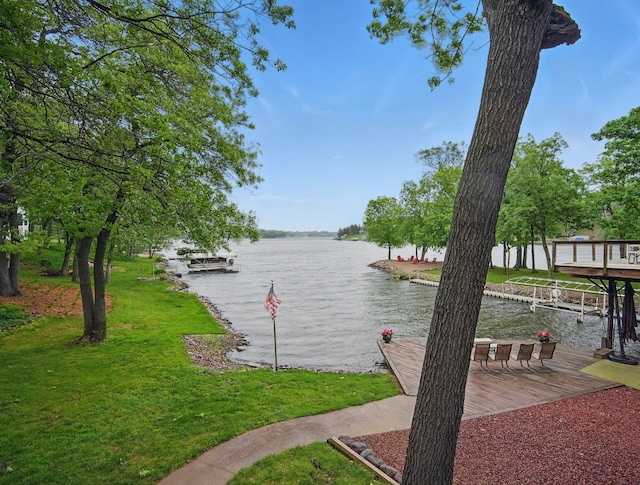 5113 Panorama Dr, Panora, IA 50216 - water view featuring a dock