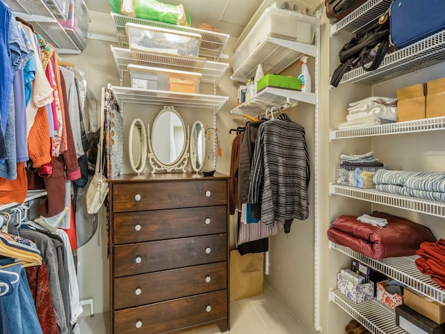 3663 Grand Ave Unit 508, Des Moines, IA 50312 - walk in closet with tile patterned floors