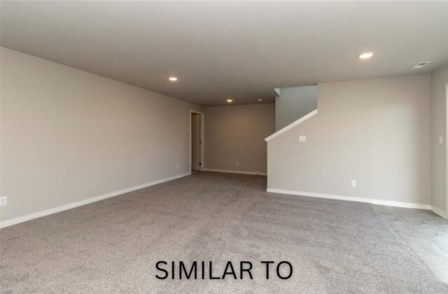 926 Willow Valley Dr, Norwalk, IA 50211 - unfurnished room featuring carpet flooring, recessed lighting, and baseboards
