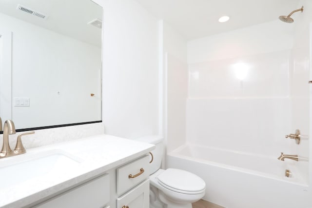 2500 NE 6th St, Grimes, IA 50111 - bathroom featuring vanity, toilet, and bathtub / shower combination