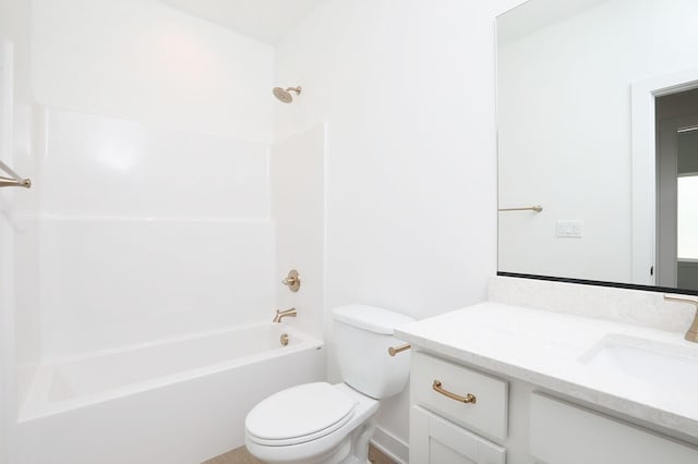 2500 NE 6th St, Grimes, IA 50111 - full bathroom with toilet, vanity, and shower / bath combination